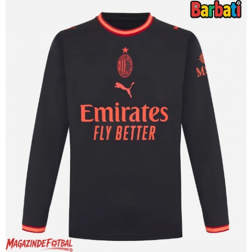 AC Milan Tricou Fotbal Replică 2026-27 Barbati Treilea Mâneci Lungi AC Milan Tricou Fotbal Replică 2026-27 Barbati Treilea Mâneci Lungi